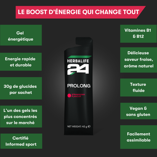Herbalife24 Prolong Gels Énergétiques - Performance & Endurance